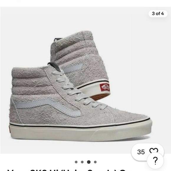 Vans Other - Vans SK8 HI (hairy suede)